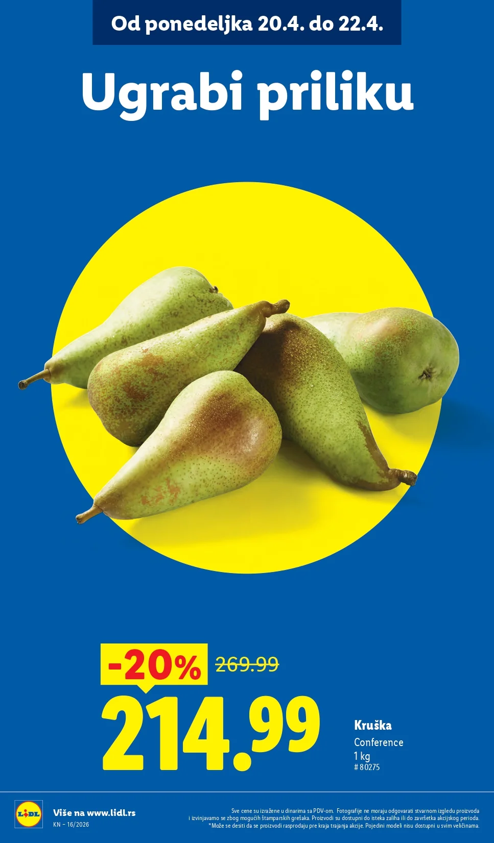 Lidl katalog 16-22.4.2026.