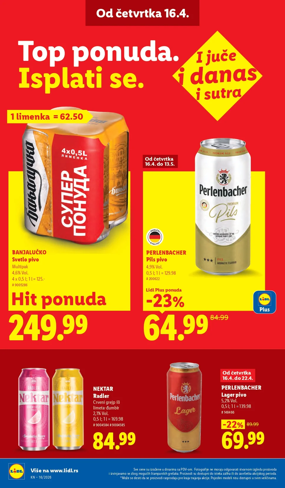 Lidl katalog 16-22.4.2026.