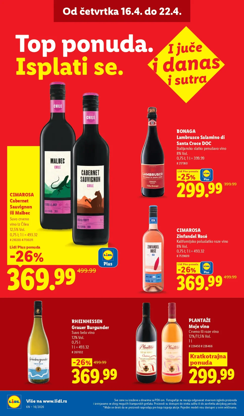 Lidl katalog 16-22.4.2026.