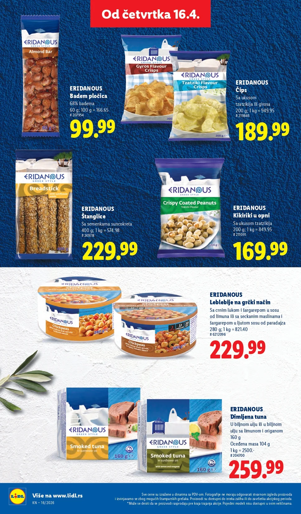 Lidl katalog 16-22.4.2026.