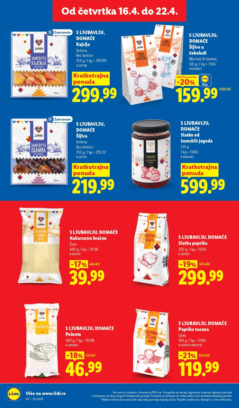 Lidl katalog 16-22.4.2026.