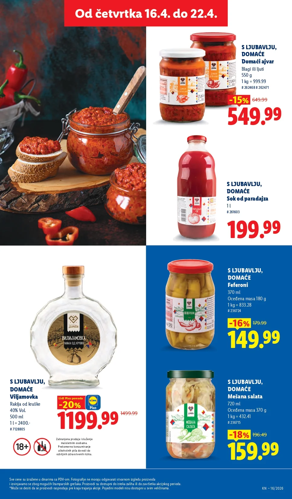 Lidl katalog 16-22.4.2026.
