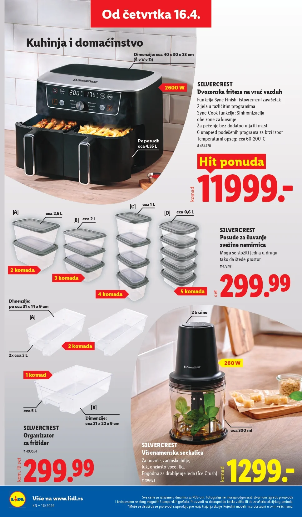 Lidl katalog 16-22.4.2026.