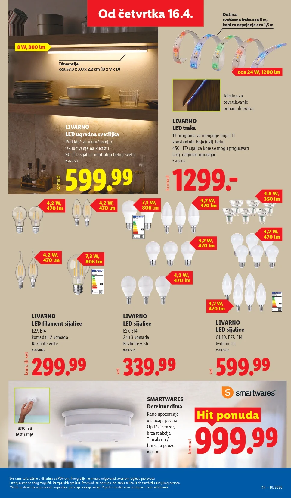 Lidl katalog 16-22.4.2026.