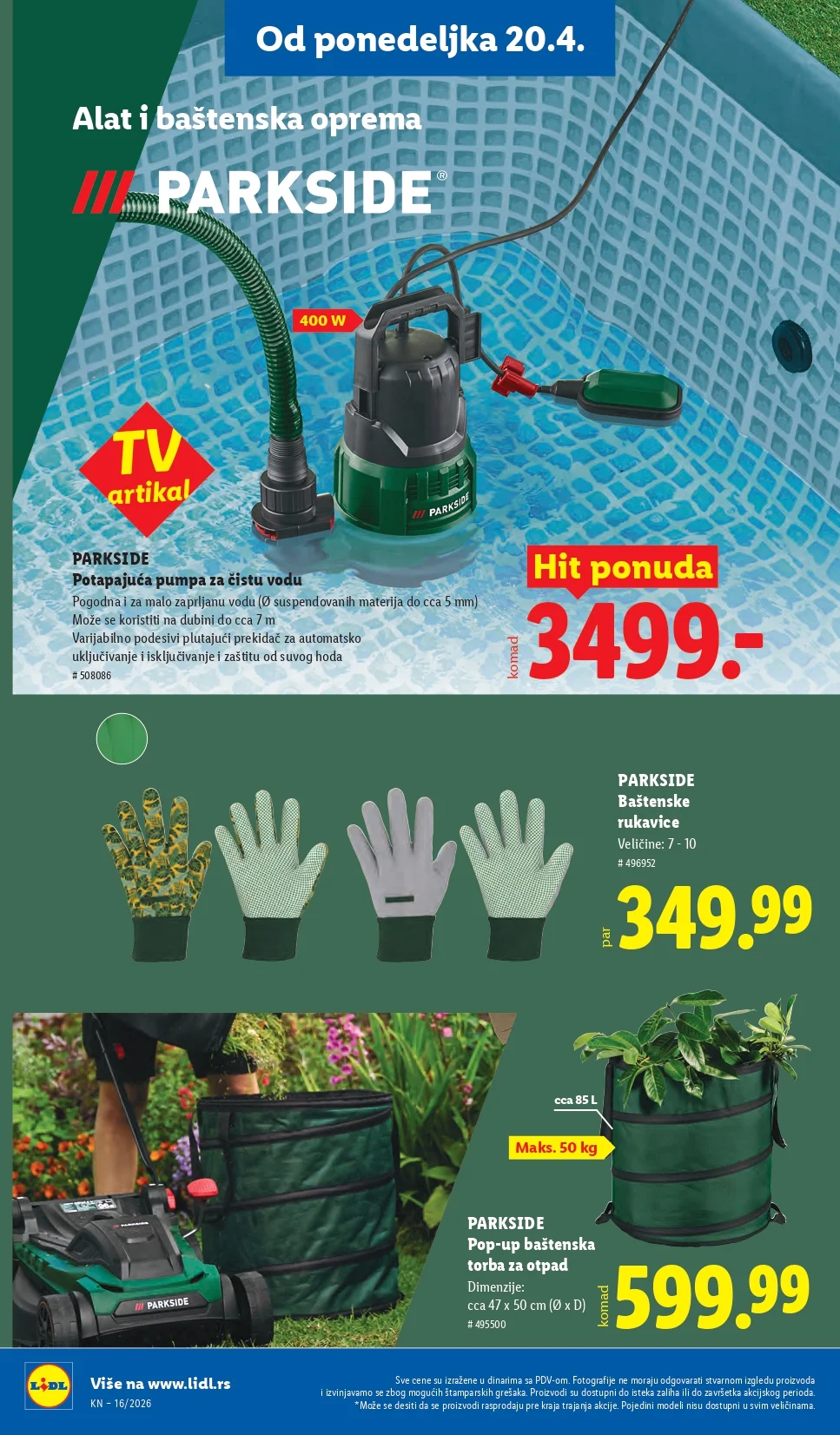 Lidl katalog 16-22.4.2026.