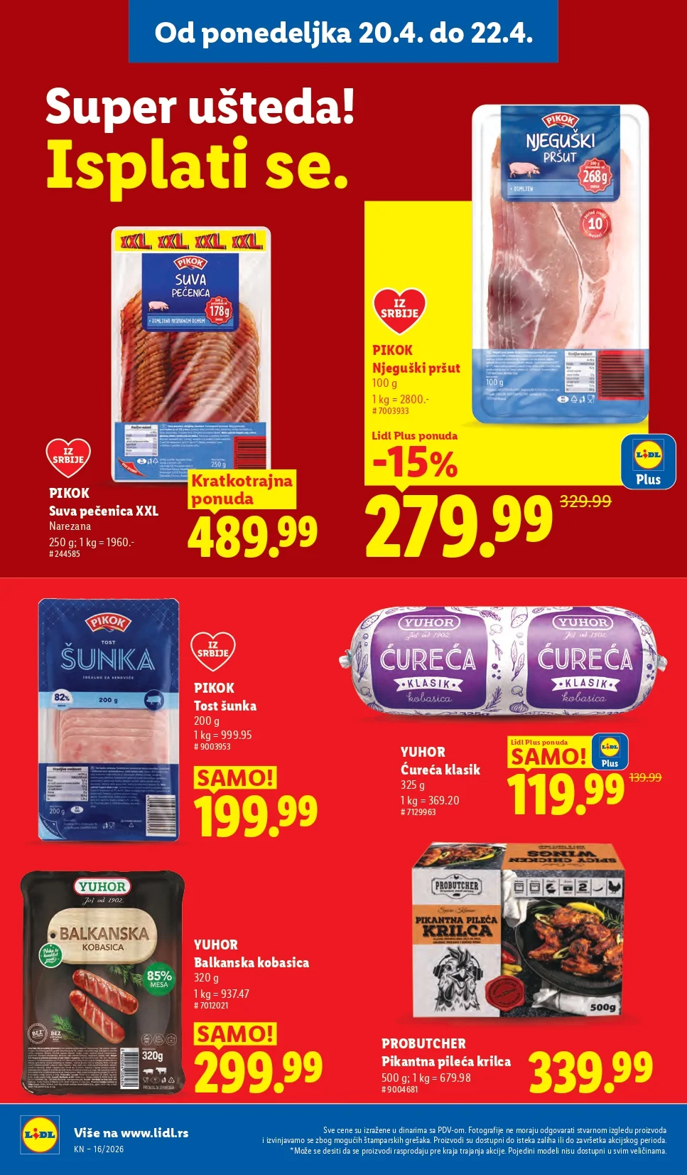 Lidl katalog 16-22.4.2026.