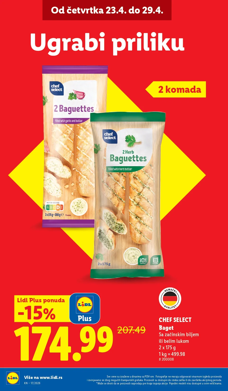 Lidl katalog 23-29.4.2026.