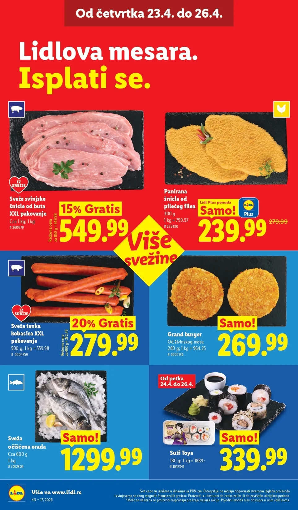 Lidl katalog 23-29.4.2026.