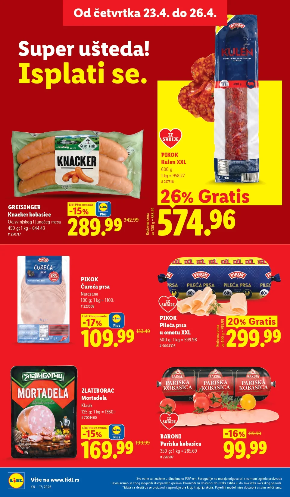 Lidl katalog 23-29.4.2026.