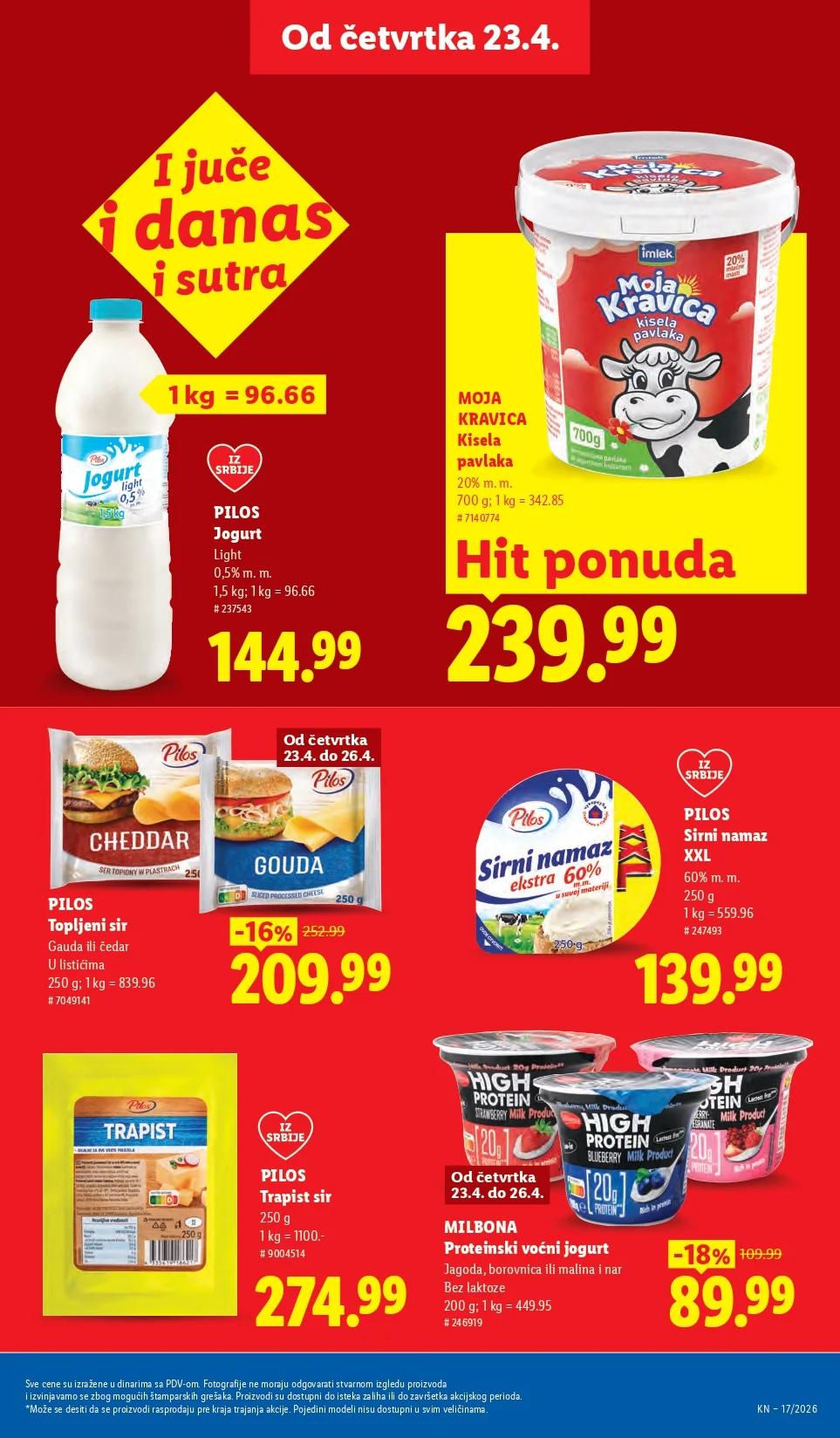 Lidl katalog 23-29.4.2026.