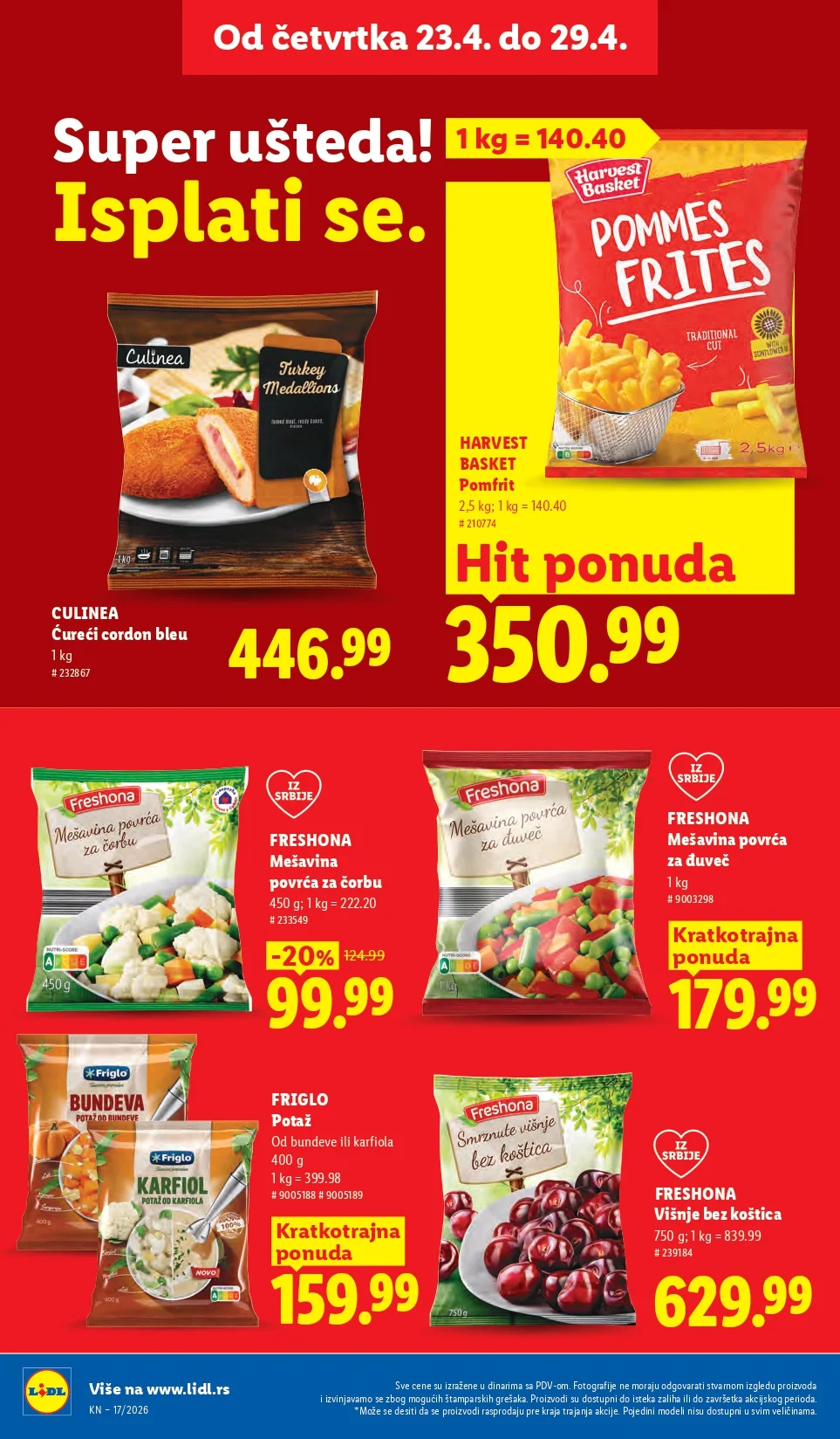 Lidl katalog 23-29.4.2026.