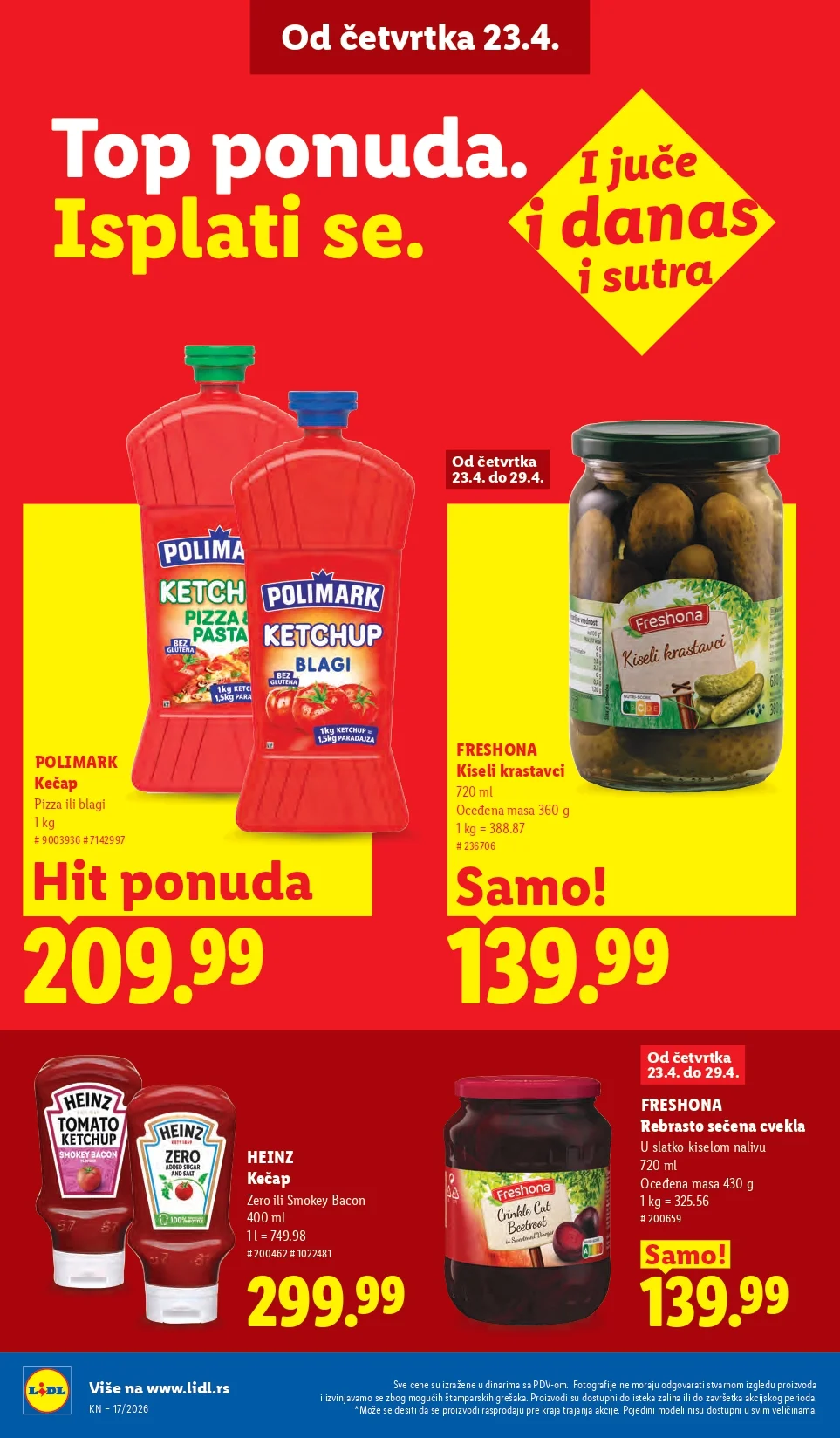 Lidl katalog 23-29.4.2026.