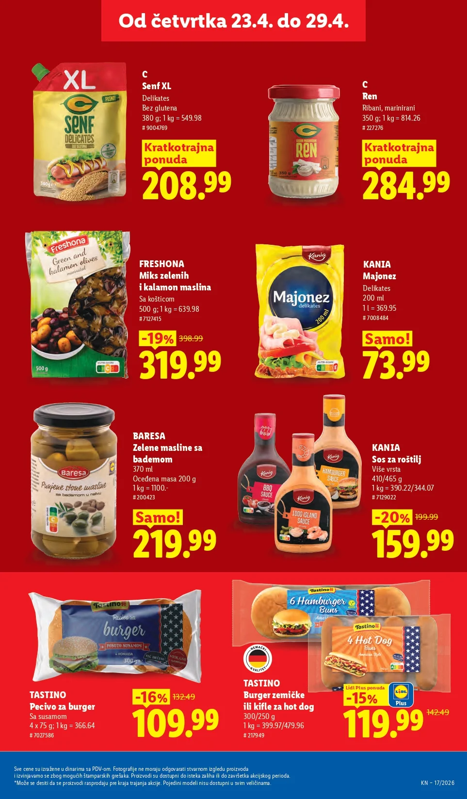 Lidl katalog 23-29.4.2026.