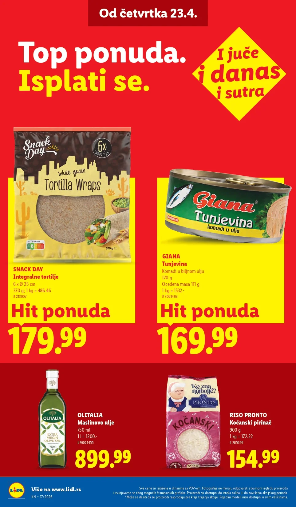 Lidl katalog 23-29.4.2026.