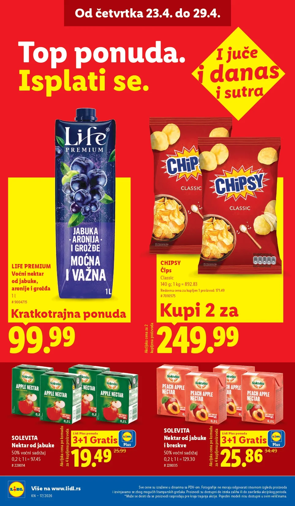 Lidl katalog 23-29.4.2026.