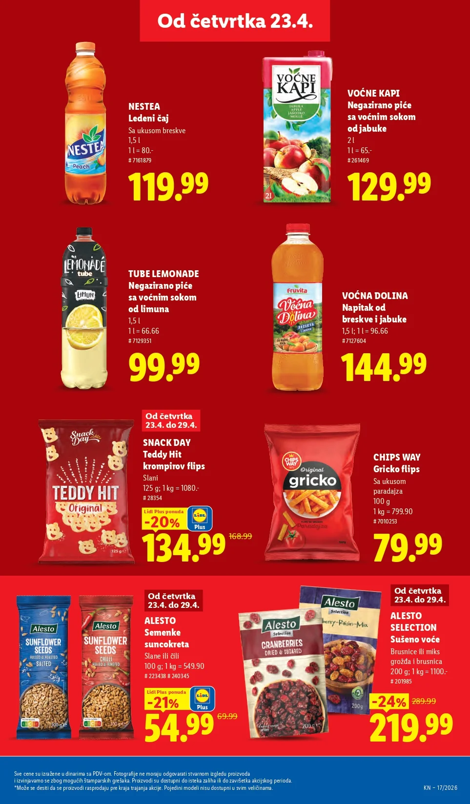 Lidl katalog 23-29.4.2026.