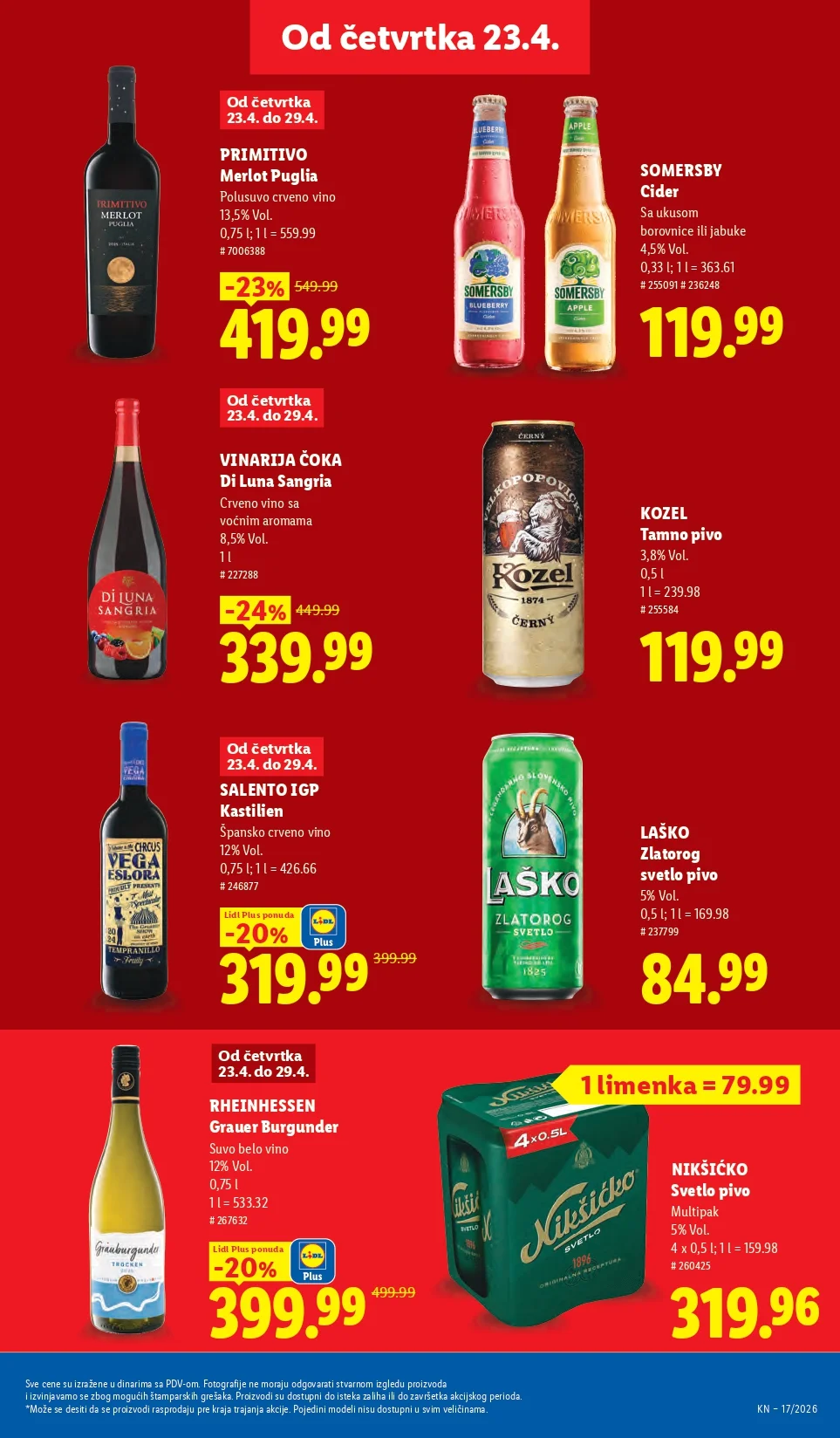 Lidl katalog 23-29.4.2026.