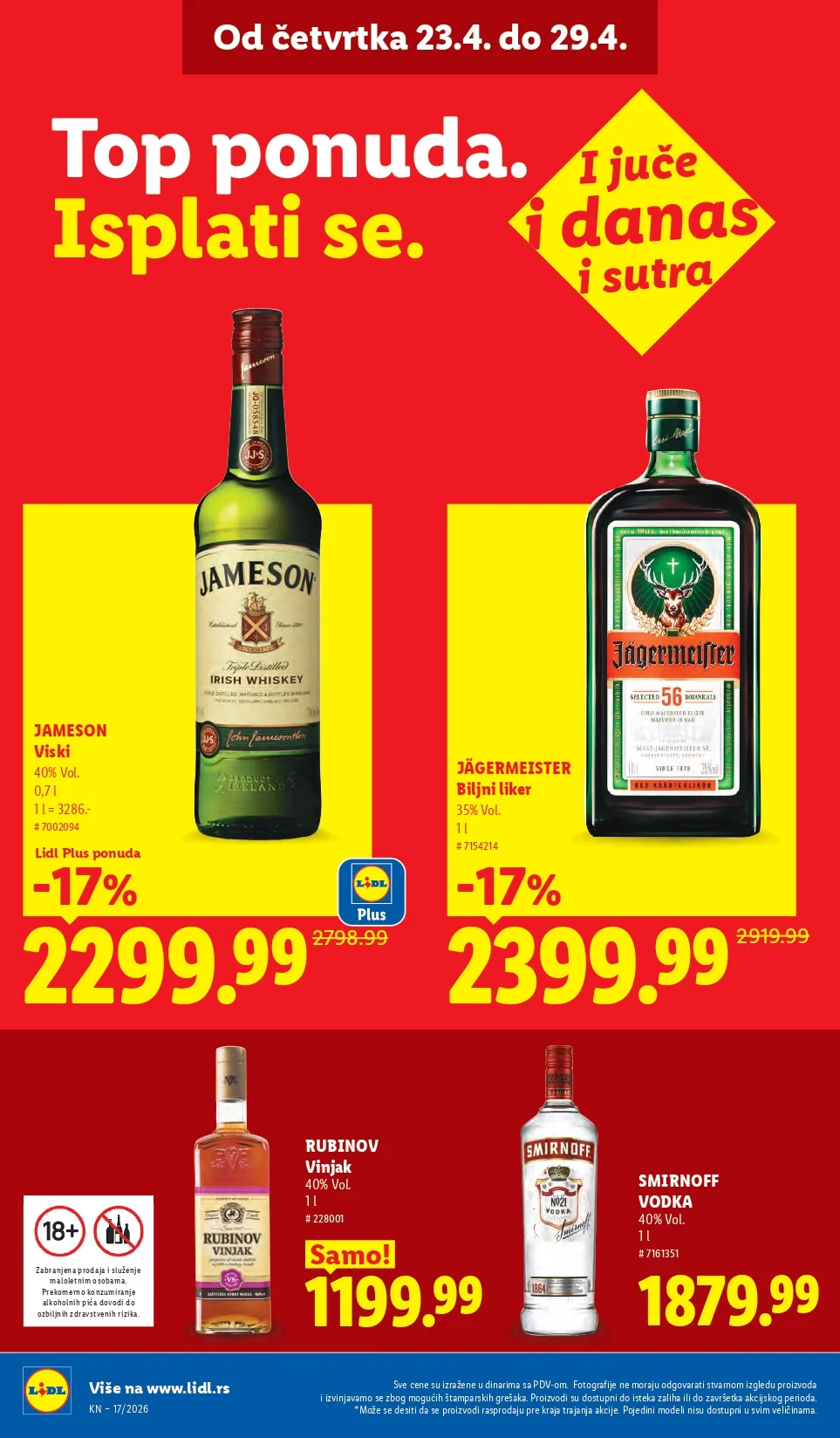 Lidl katalog 23-29.4.2026.