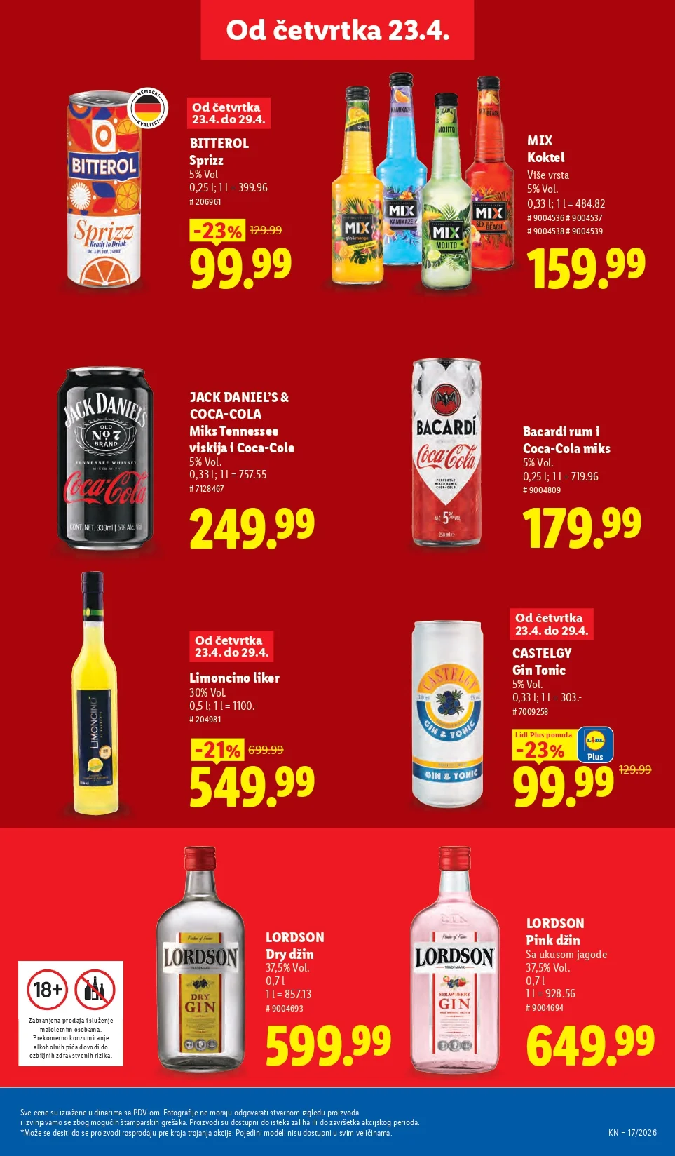 Lidl katalog 23-29.4.2026.