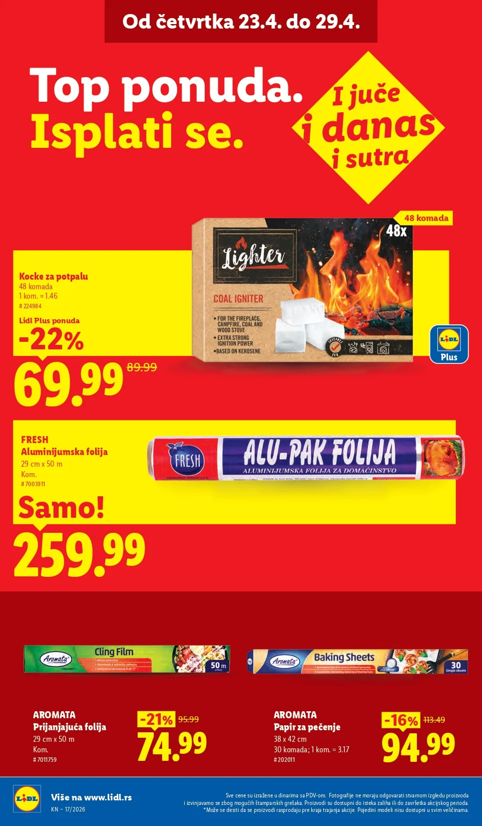 Lidl katalog 23-29.4.2026.