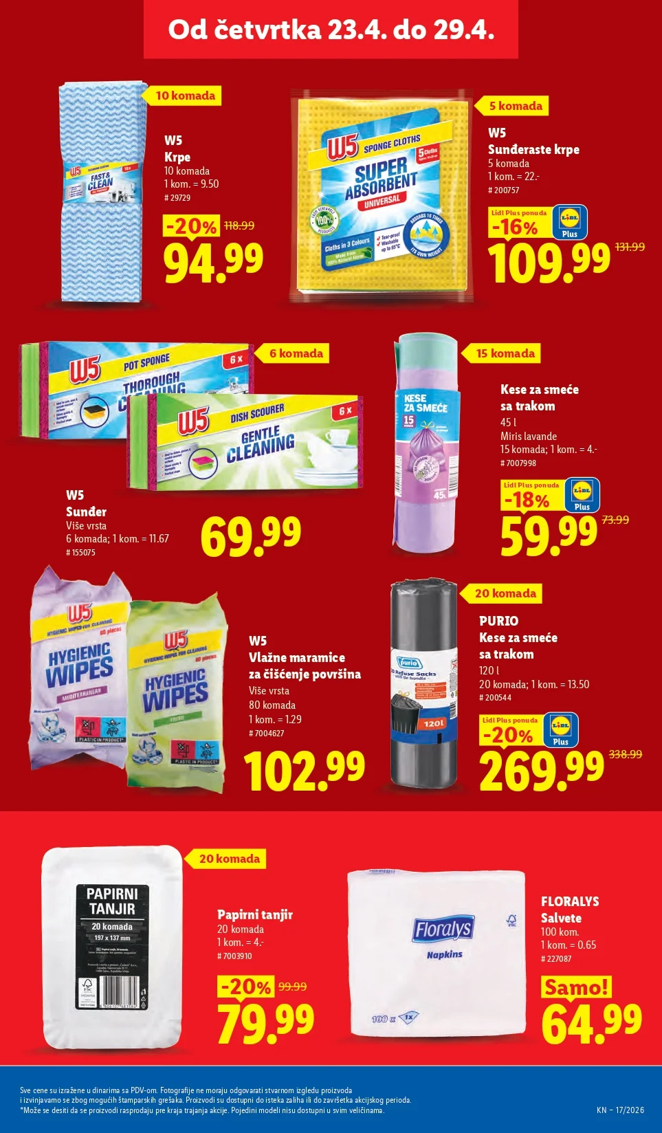 Lidl katalog 23-29.4.2026.