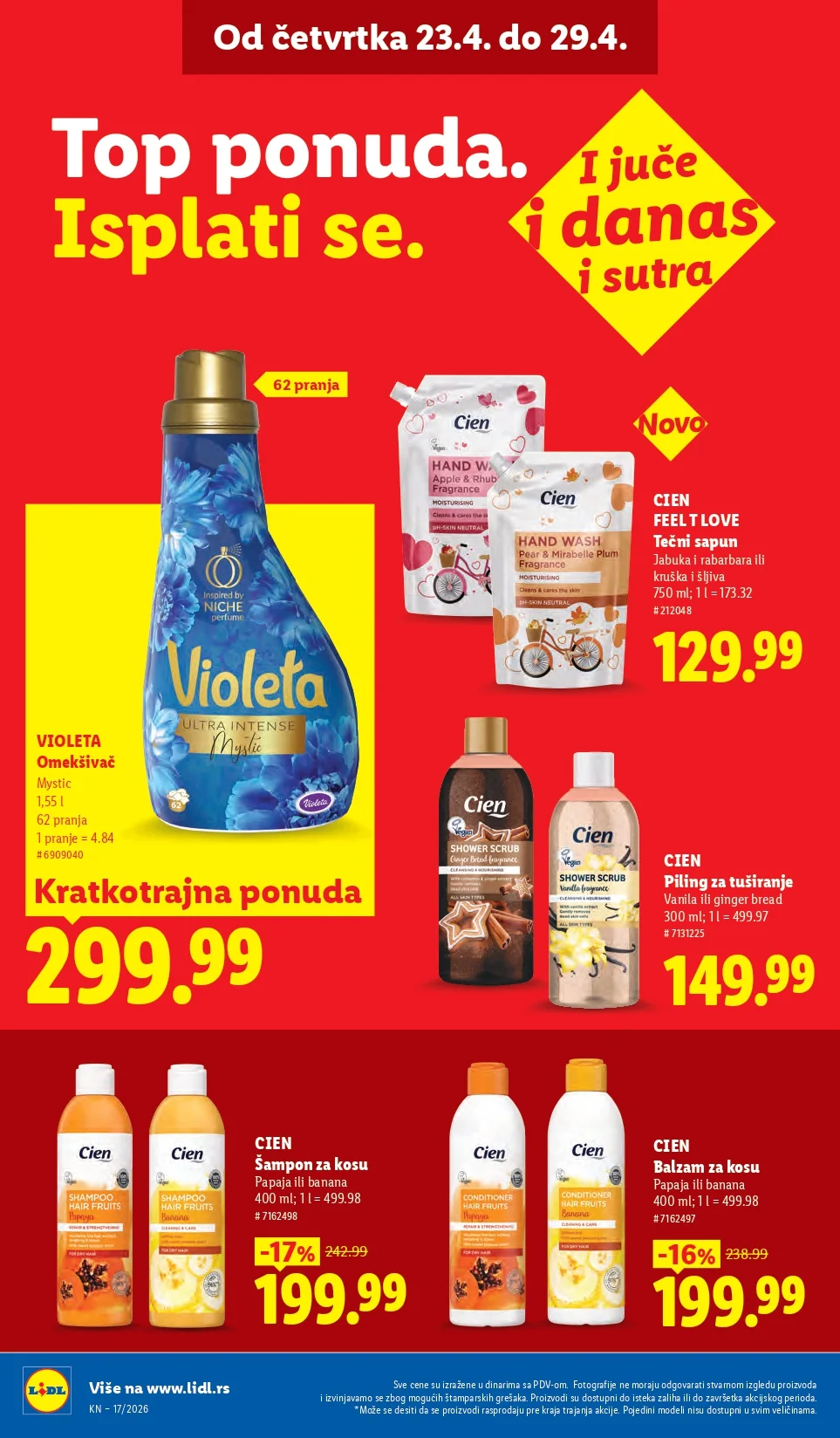 Lidl katalog 23-29.4.2026.