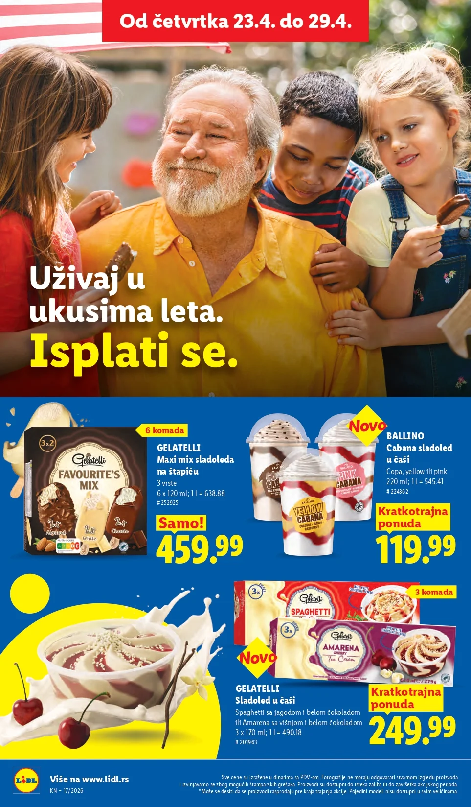 Lidl katalog 23-29.4.2026.