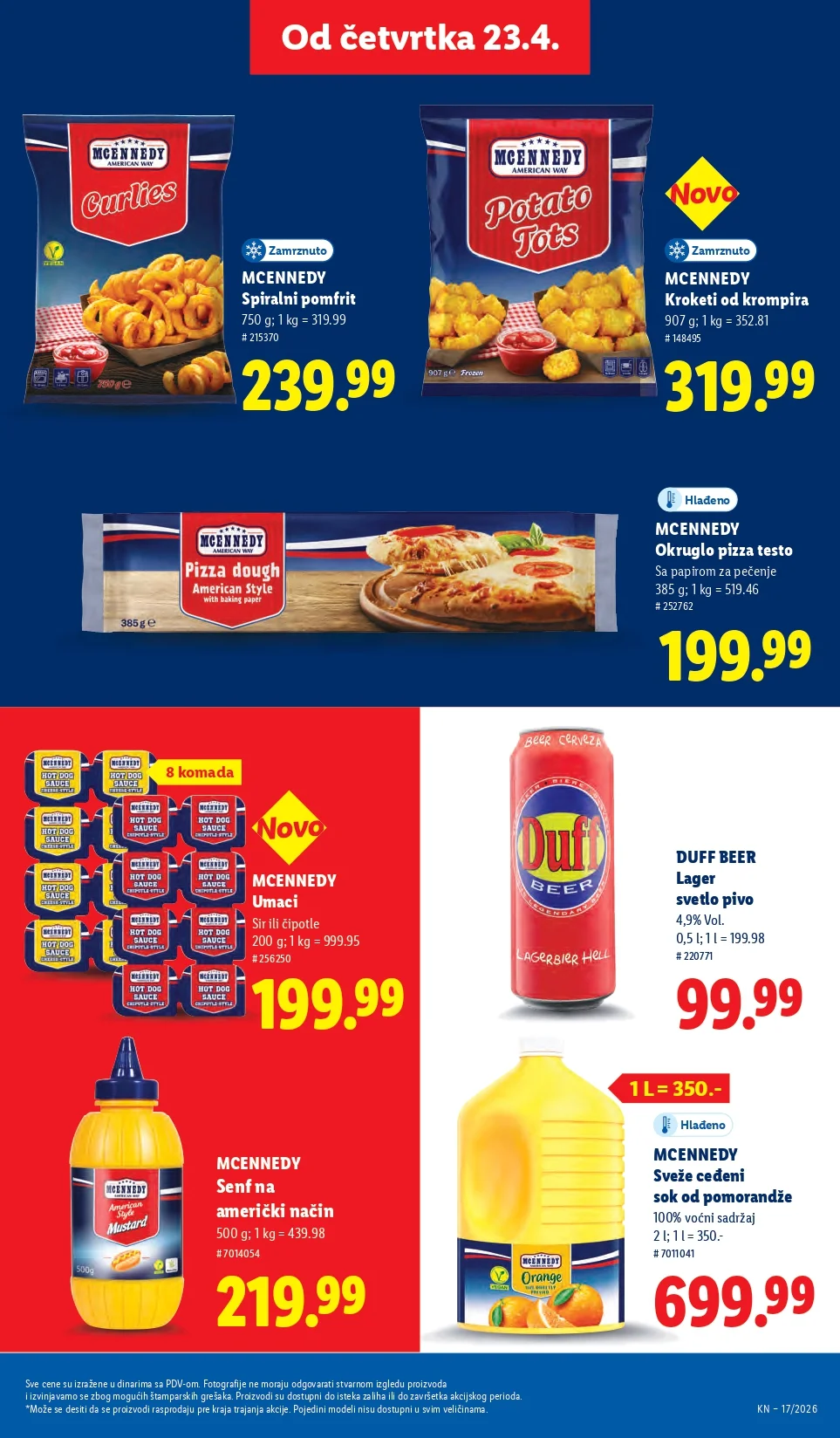 Lidl katalog 23-29.4.2026.