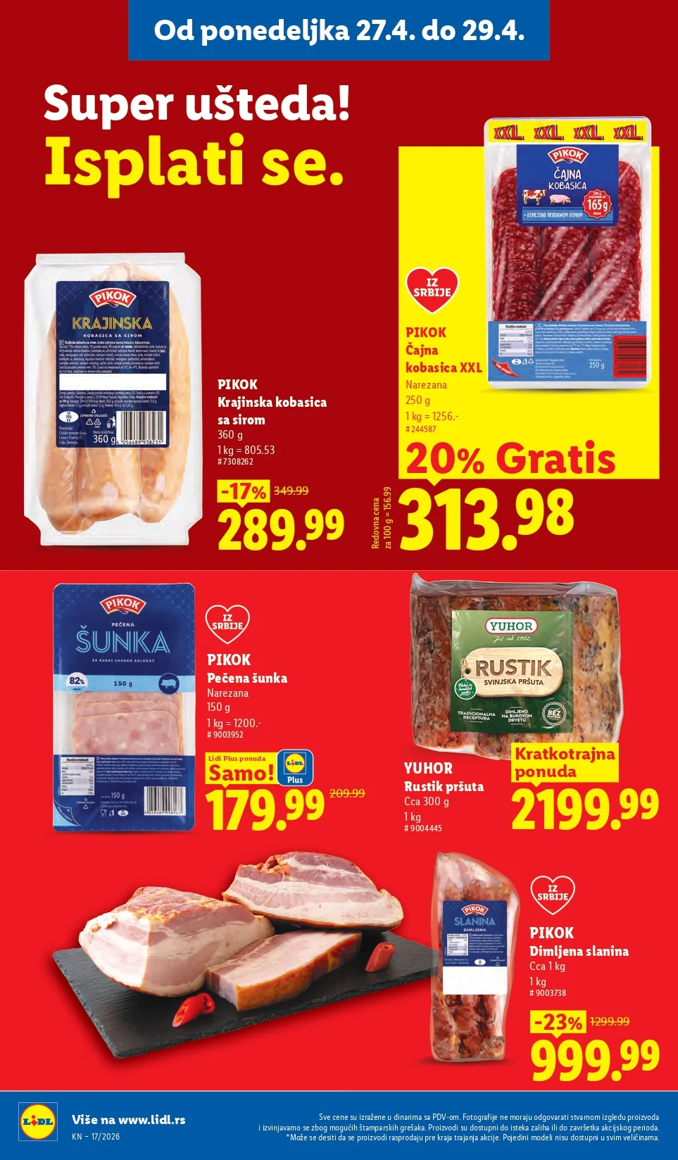 Lidl katalog 23-29.4.2026.