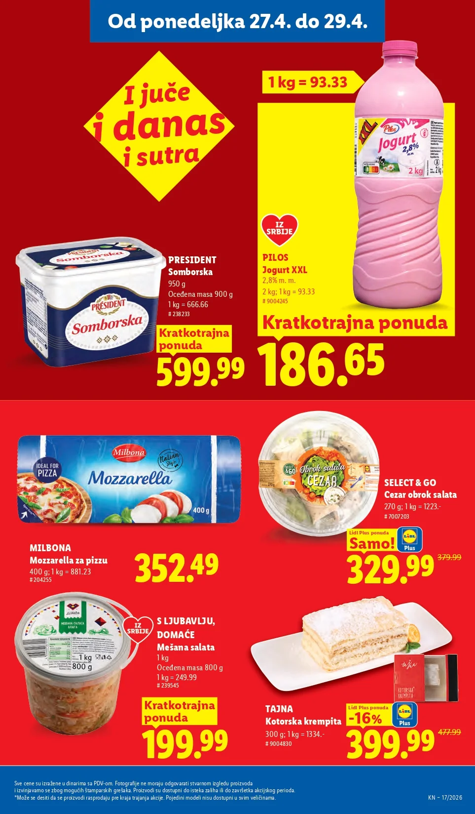 Lidl katalog 23-29.4.2026.