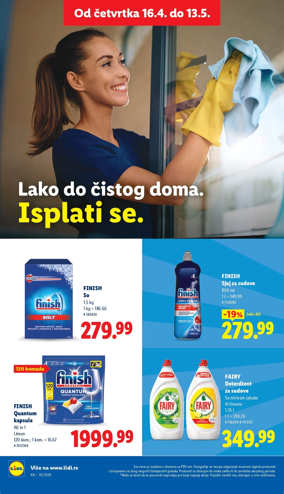 Lidl katalog PREHRANA/NEPREHRANA 30.4-6.5.2026.
