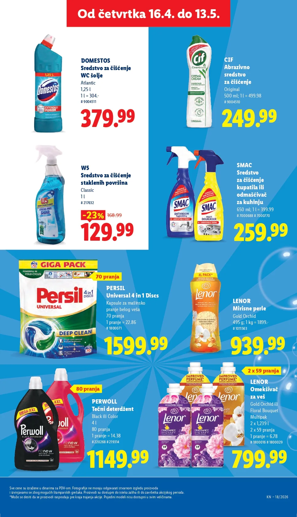 Lidl katalog PREHRANA/NEPREHRANA 30.4-6.5.2026.