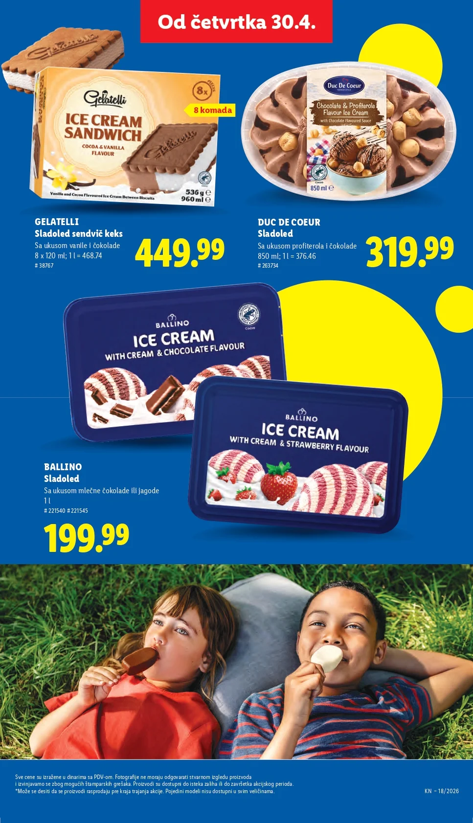 Lidl katalog PREHRANA/NEPREHRANA 30.4-6.5.2026.