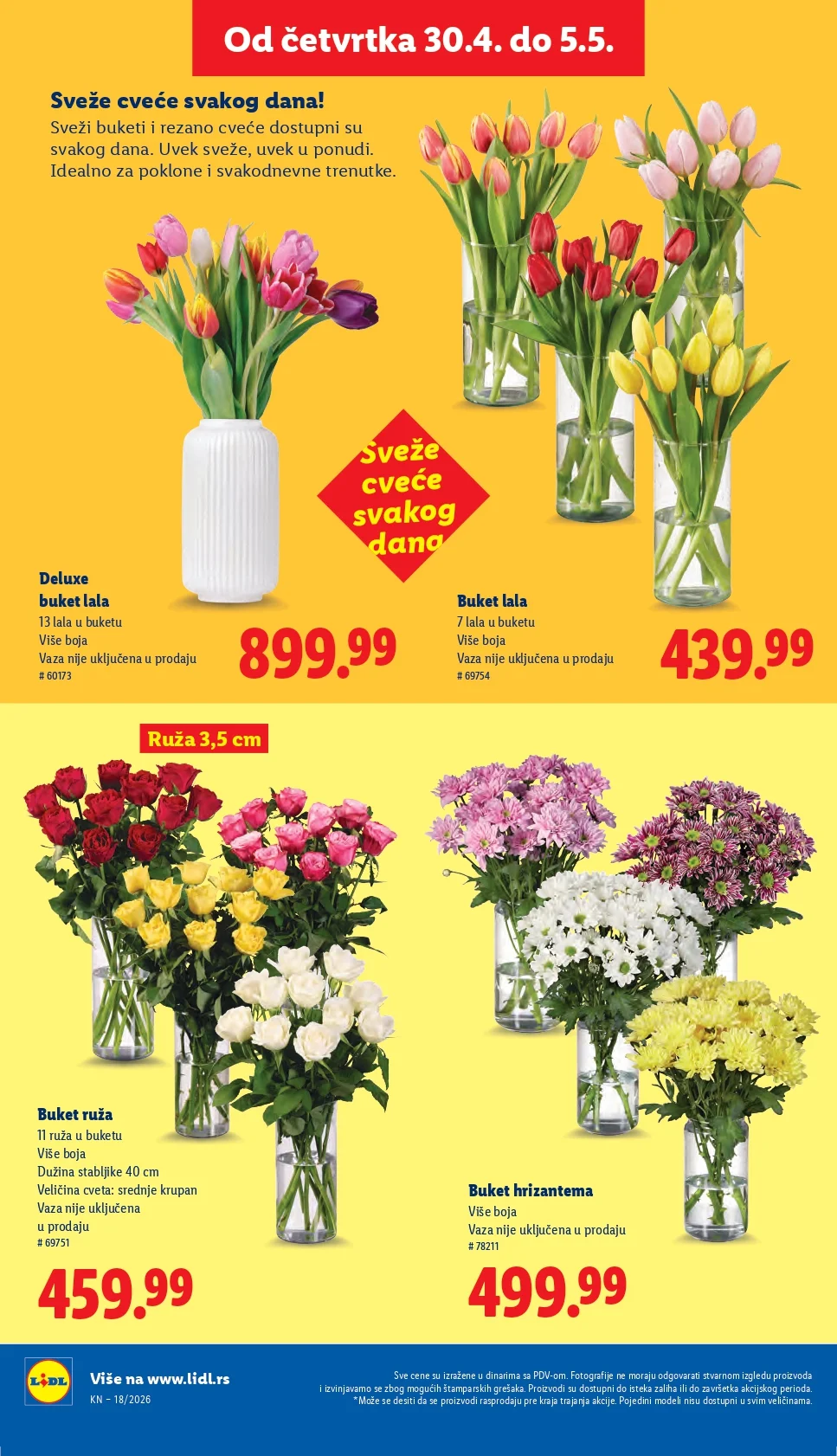 Lidl katalog PREHRANA/NEPREHRANA 30.4-6.5.2026.