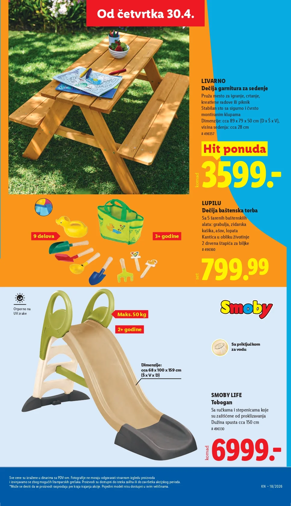 Lidl katalog PREHRANA/NEPREHRANA 30.4-6.5.2026.