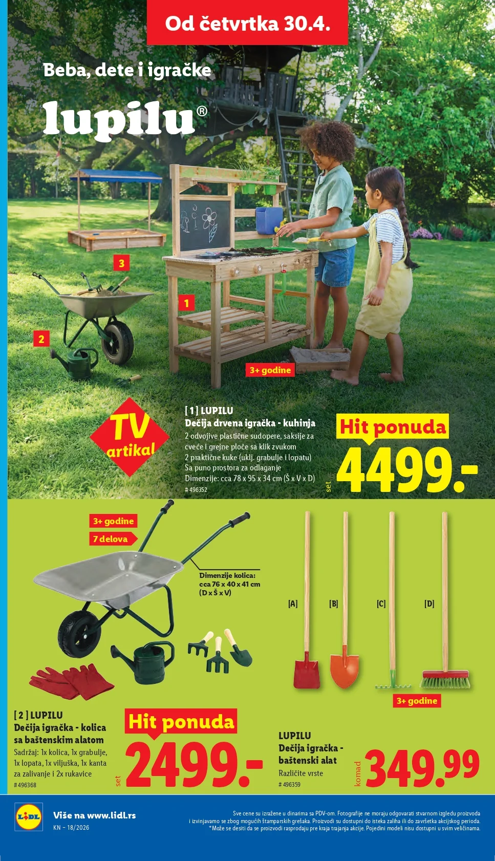 Lidl katalog PREHRANA/NEPREHRANA 30.4-6.5.2026.