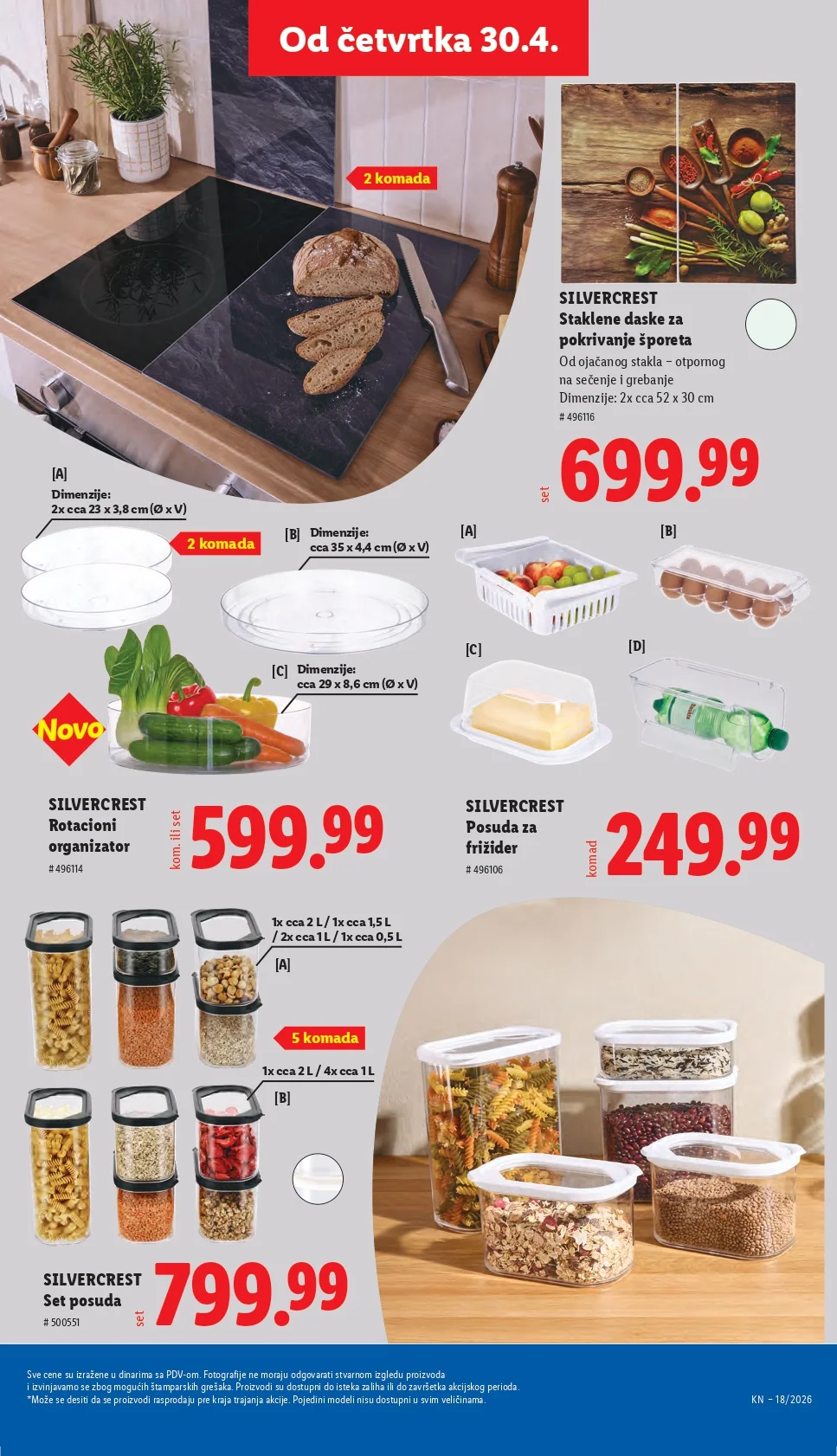 Lidl katalog PREHRANA/NEPREHRANA 30.4-6.5.2026.