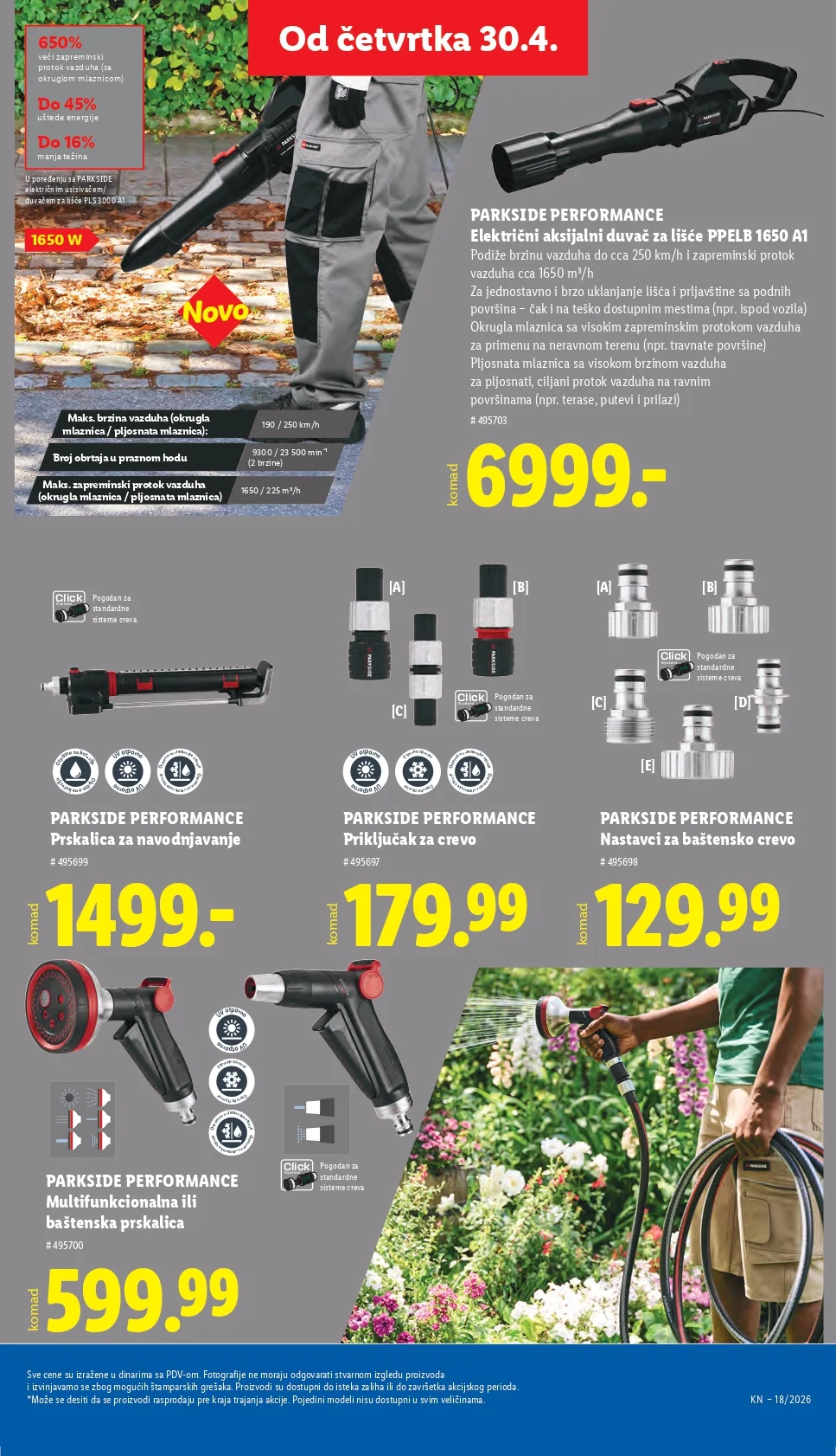 Lidl katalog PREHRANA/NEPREHRANA 30.4-6.5.2026.
