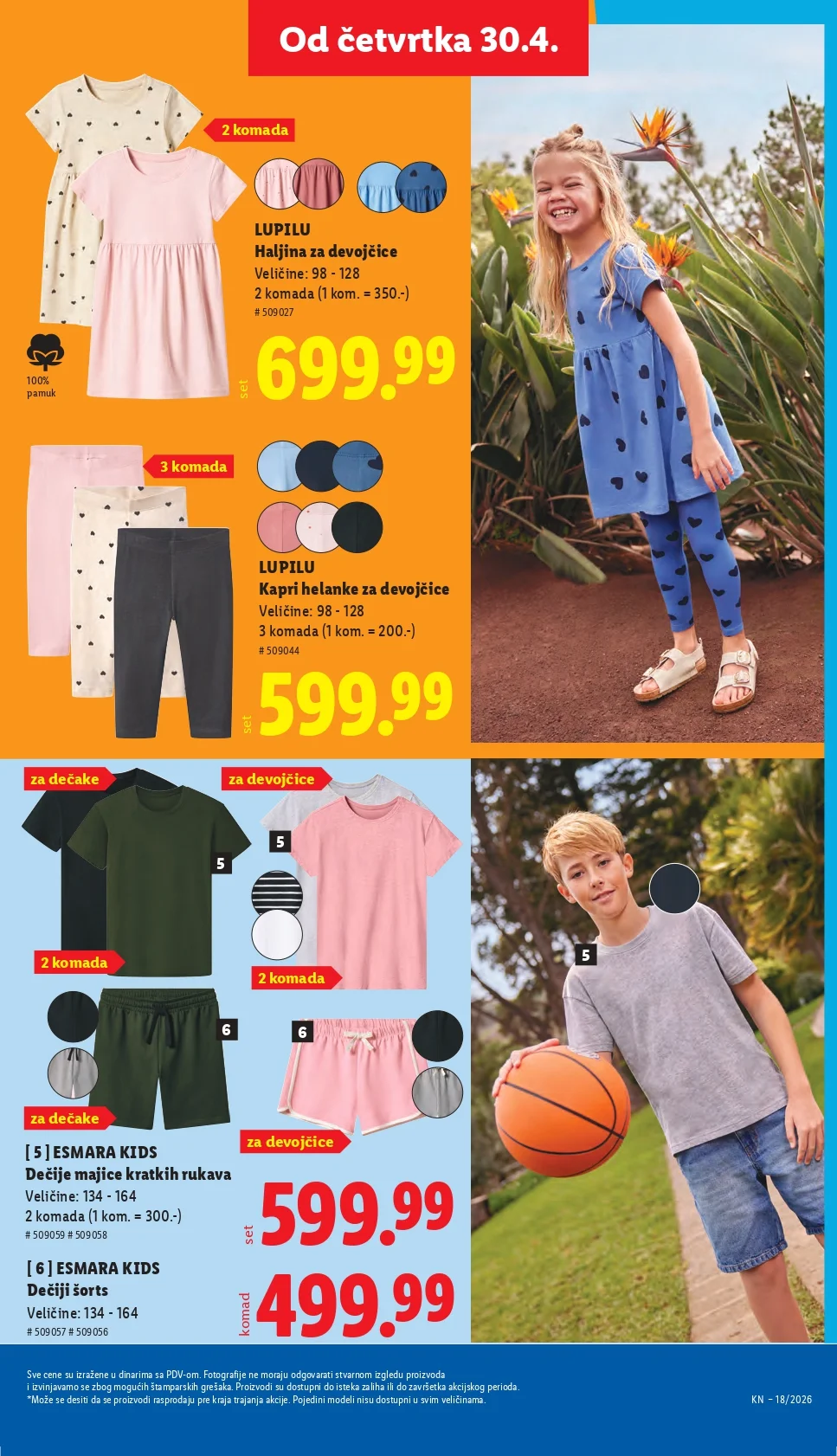 Lidl katalog PREHRANA/NEPREHRANA 30.4-6.5.2026.