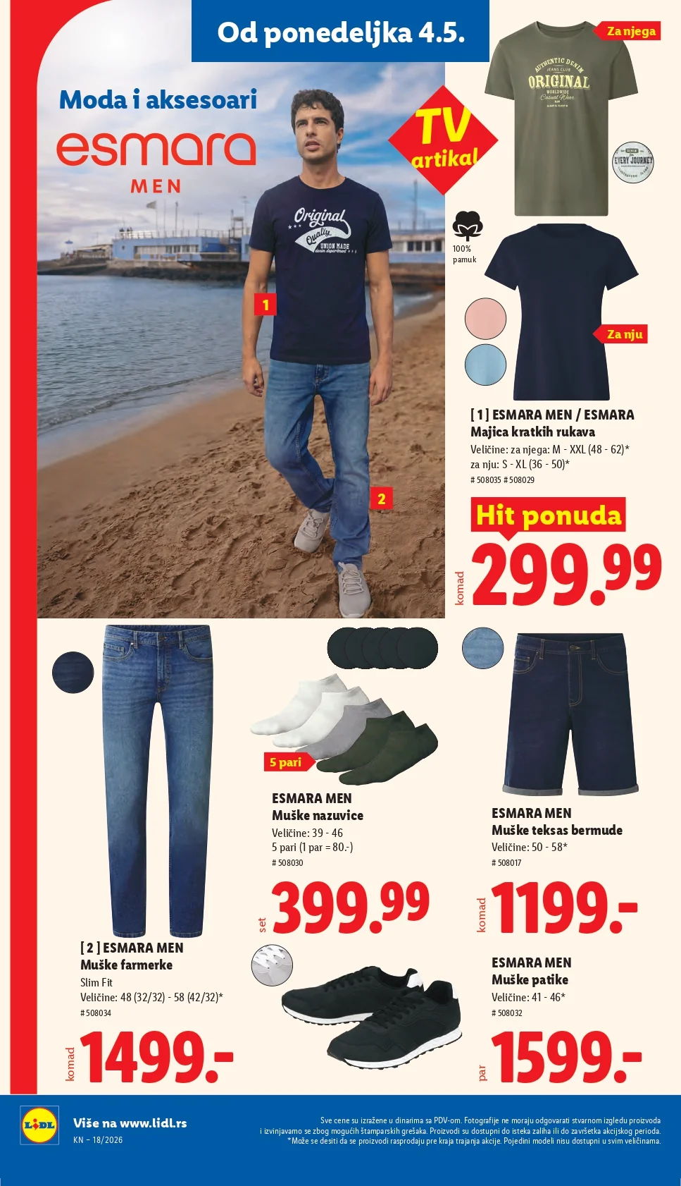 Lidl katalog PREHRANA/NEPREHRANA 30.4-6.5.2026.