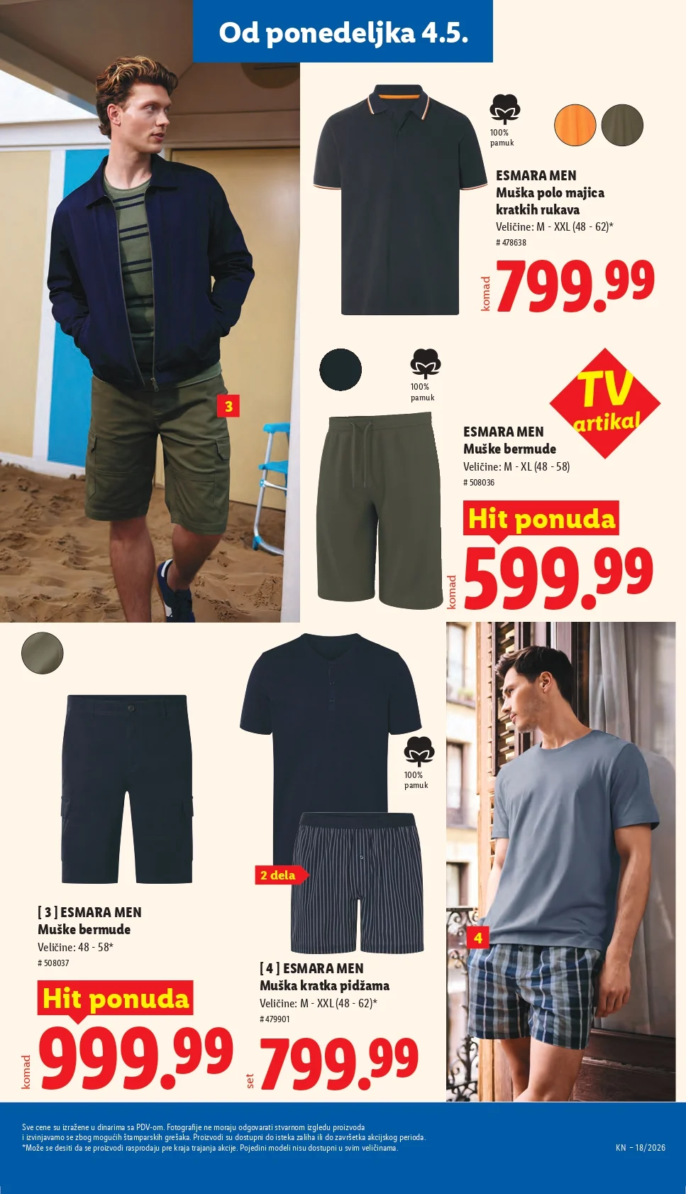 Lidl katalog PREHRANA/NEPREHRANA 30.4-6.5.2026.