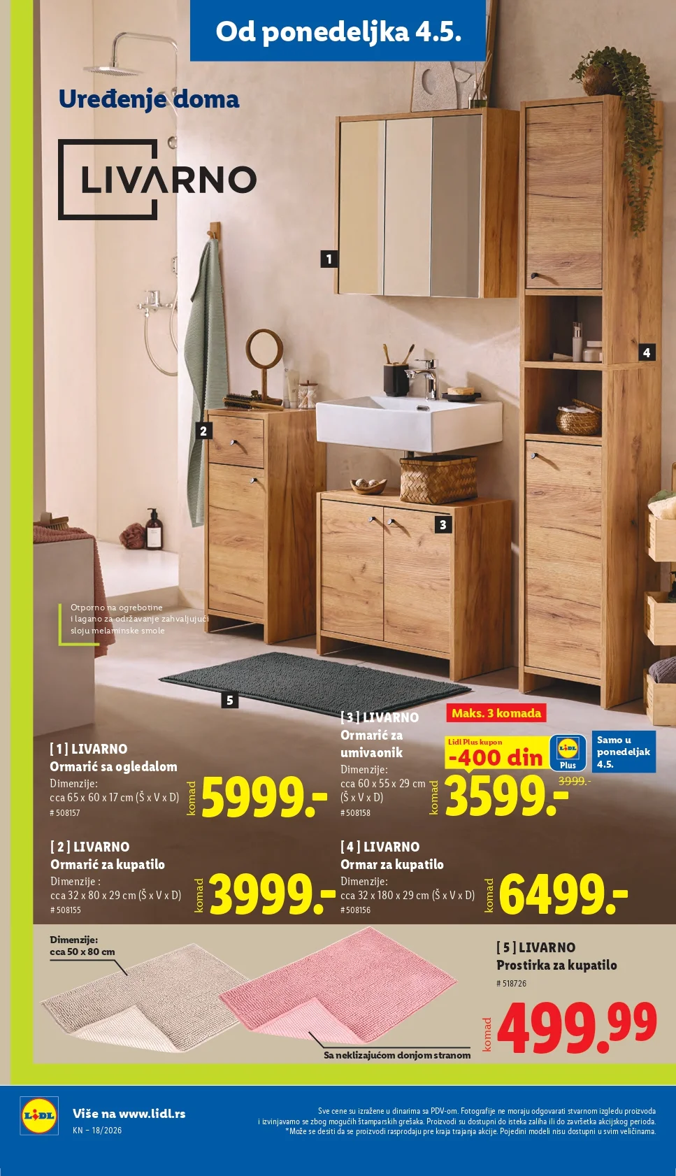 Lidl katalog PREHRANA/NEPREHRANA 30.4-6.5.2026.