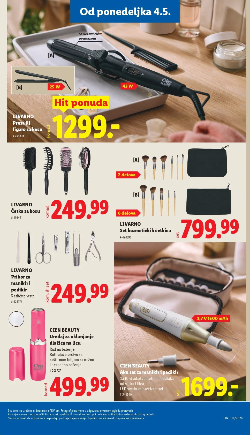 Lidl katalog PREHRANA/NEPREHRANA 30.4-6.5.2026.