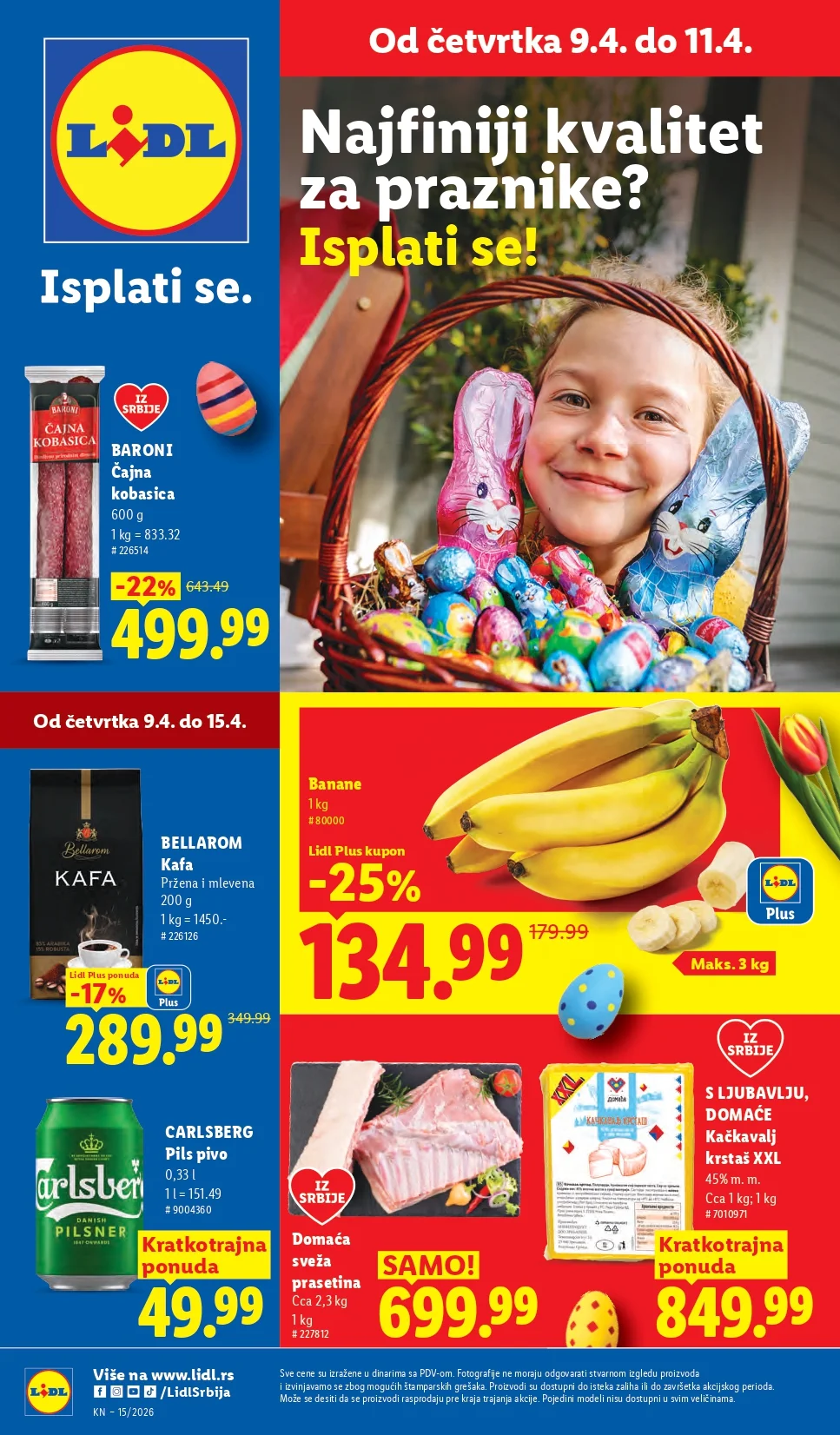 Lidl katalog 9-15.4.2026.