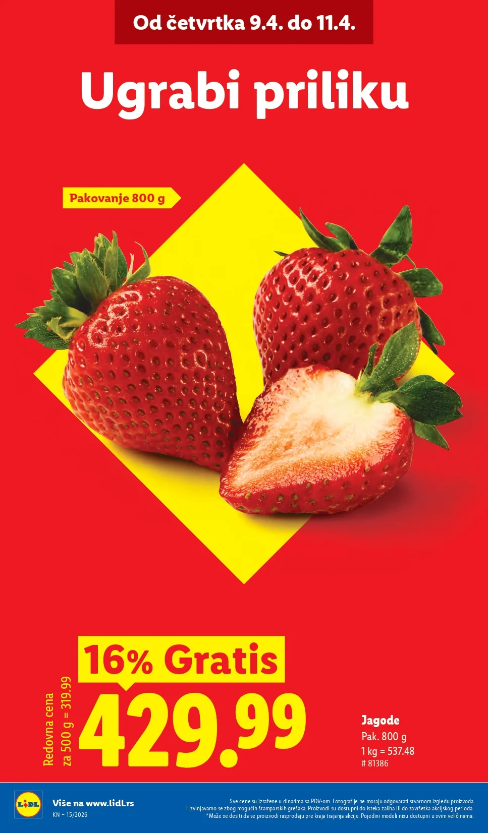 Lidl katalog 9-15.4.2026.