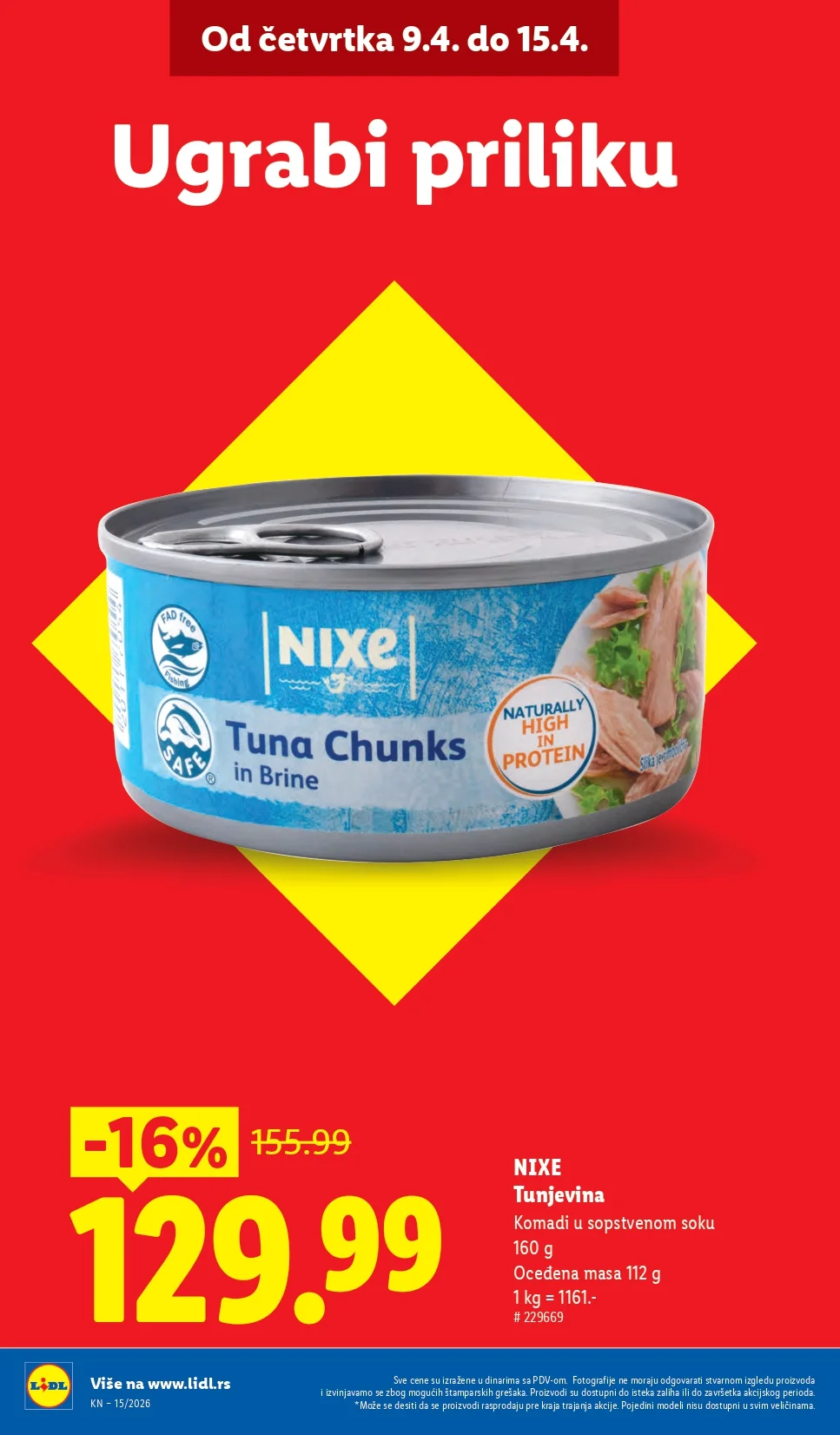 Lidl katalog 9-15.4.2026.