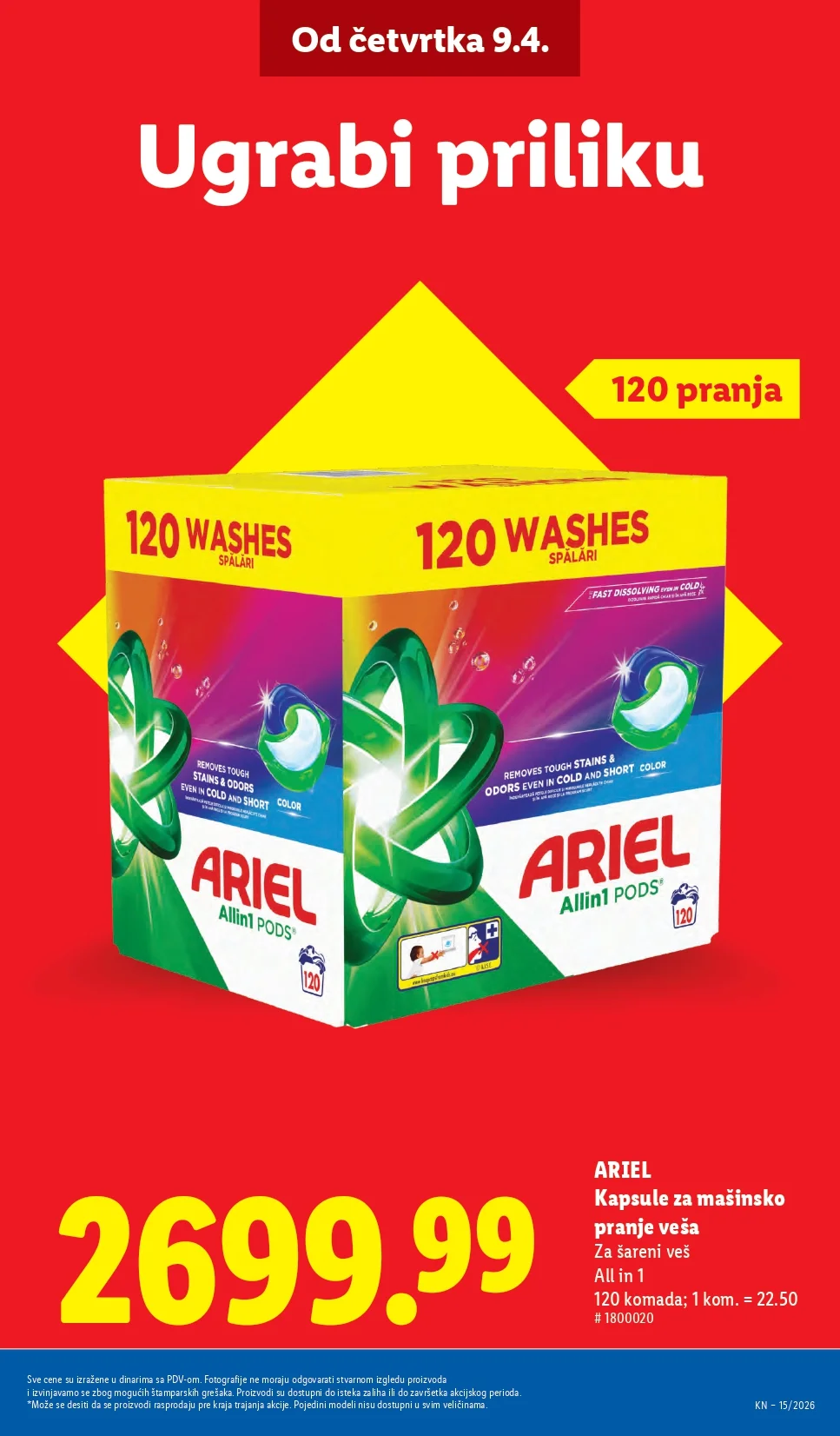 Lidl katalog 9-15.4.2026.