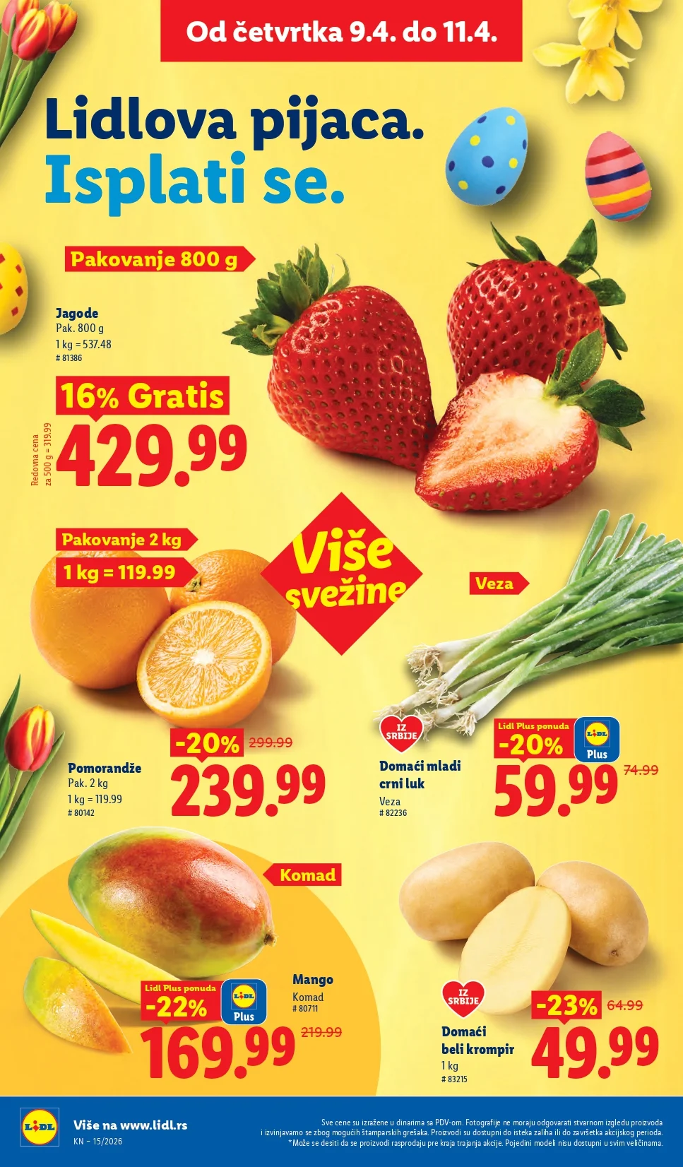 Lidl katalog 9-15.4.2026.