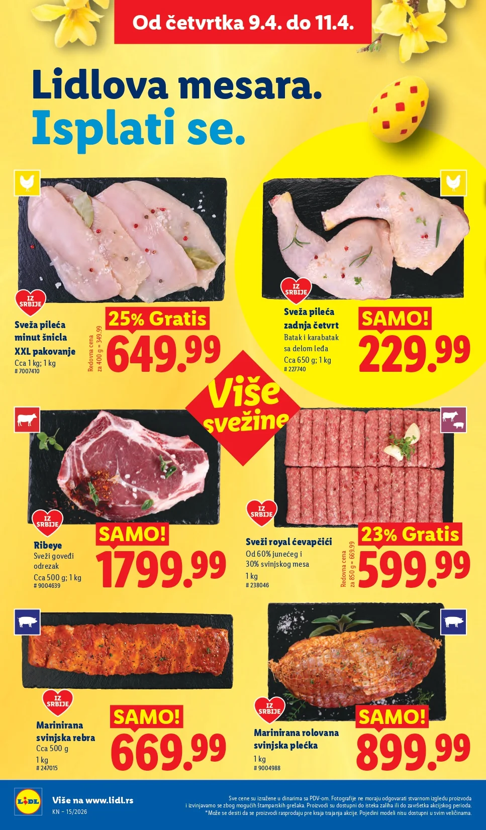Lidl katalog 9-15.4.2026.