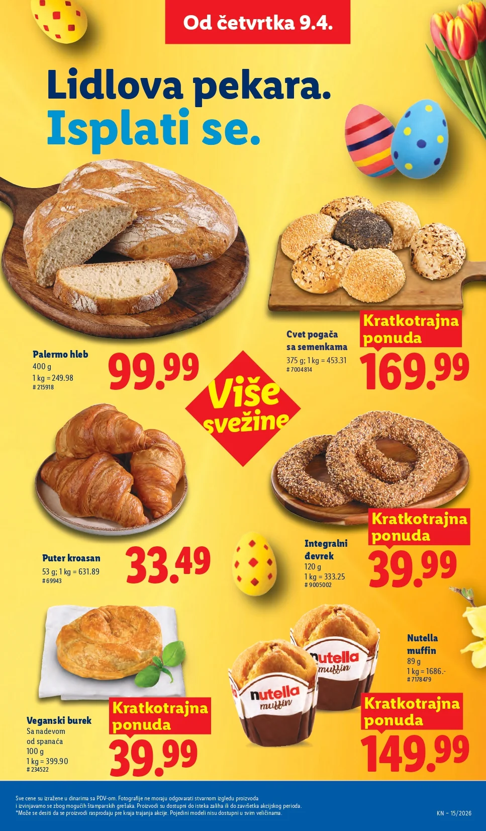 Lidl katalog 9-15.4.2026.